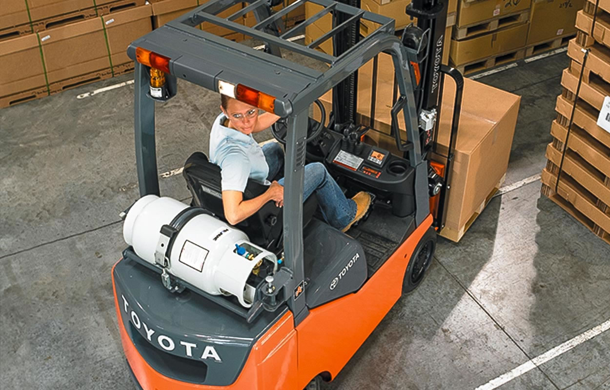 LPG Powered Cushion Lift Truck